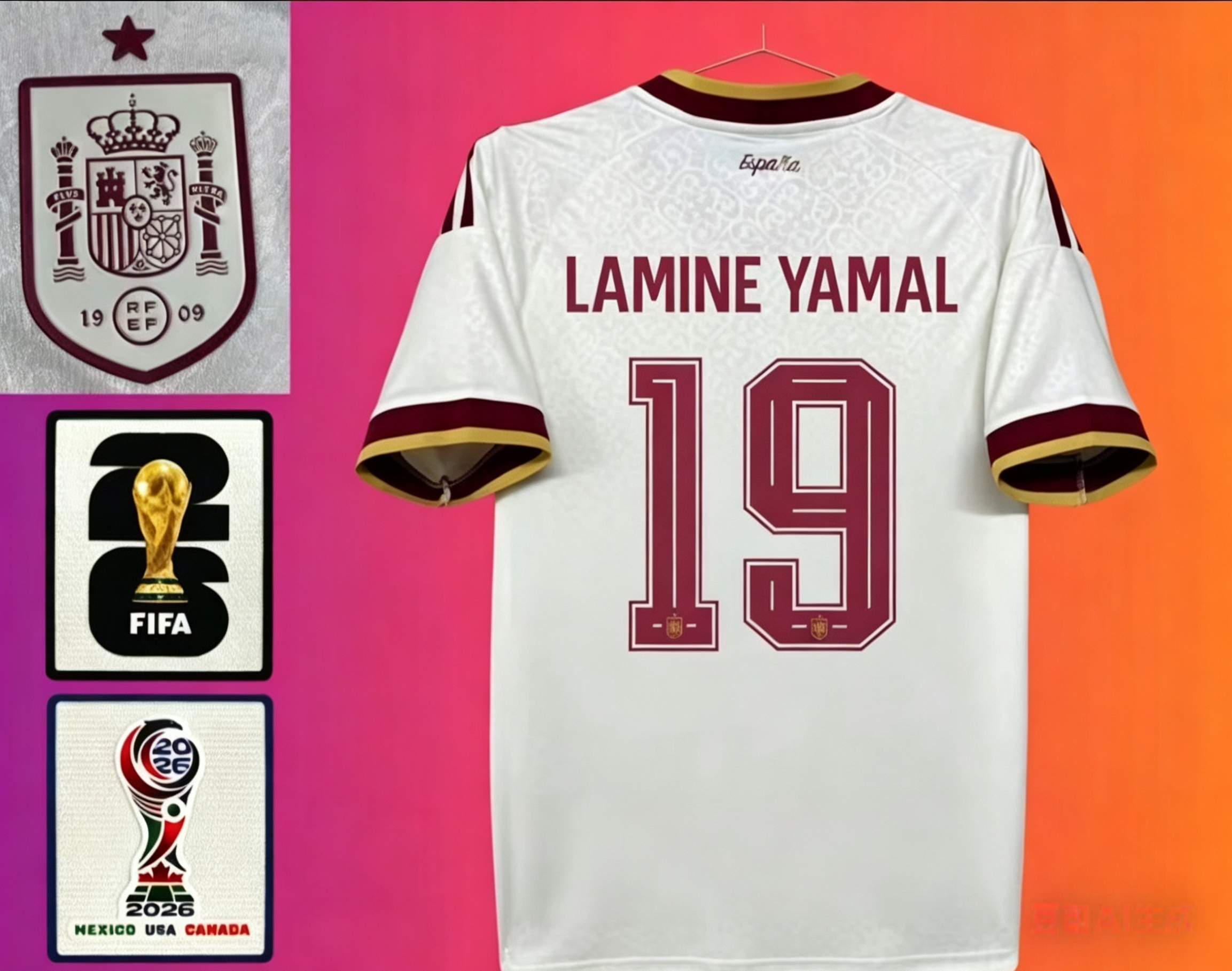 Spain 2026 Away Player