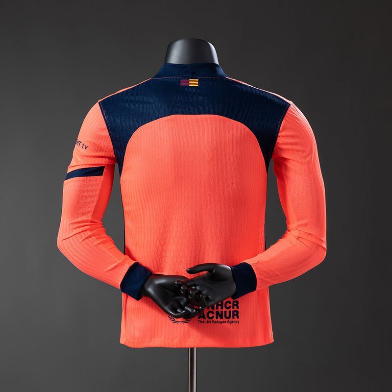 Barcelona 2025-2026 Second Away Long-Sleeve Player