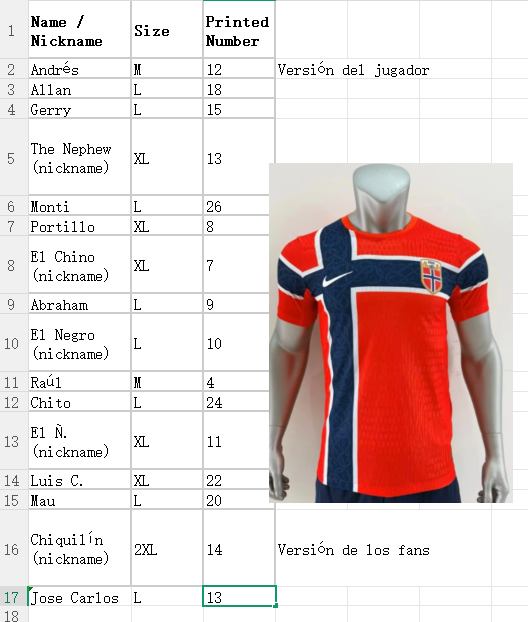 16 camisetas de México