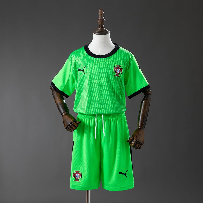 Kids Portugal 2026 Fluorescent Green