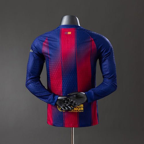 Barcelona 2025-2026 Home Long-Sleeve Player