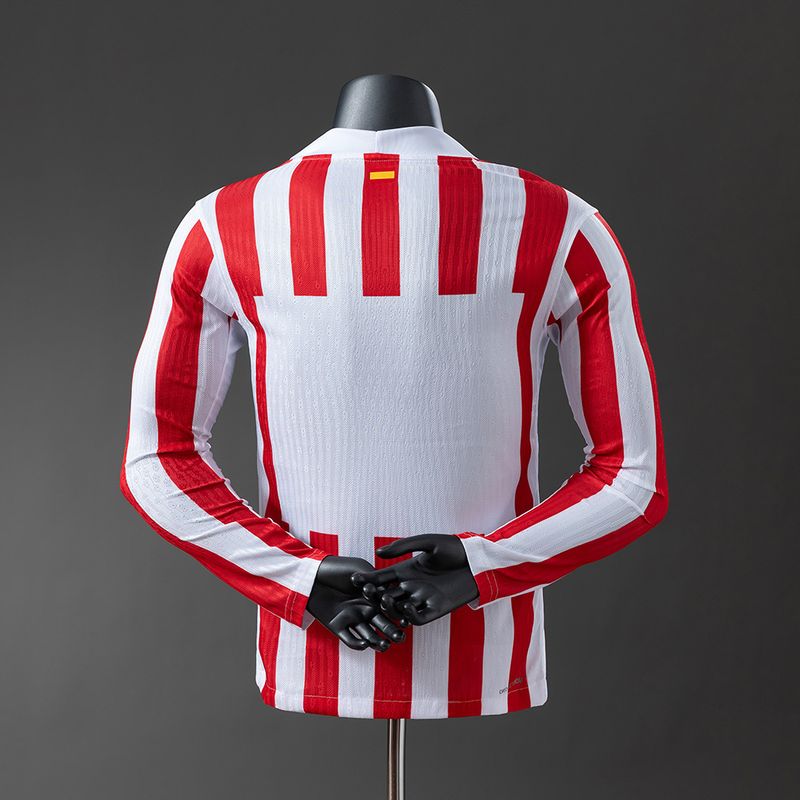 Atletico Madrid 2025-2026 Home Long sleeves Player