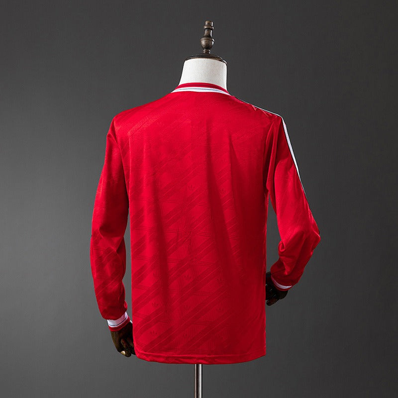 Retro Manchester United 1986-1988 Home Long Sleeve