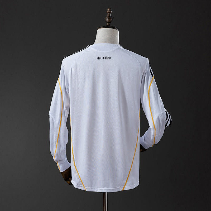 Retro Real Madrid 2009-2010 Home Long sleeves