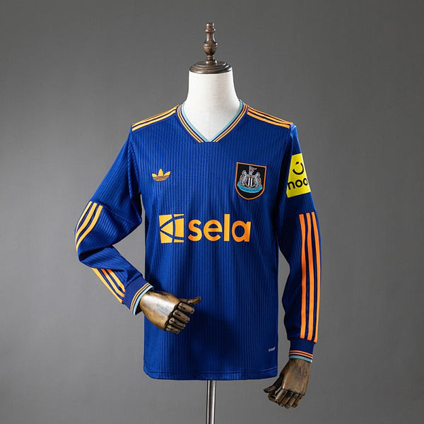 Newcastle United 2025-2026 Second Away Long Sleeve Fan