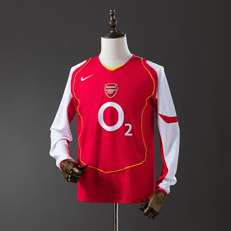 Retro Arsenal 2004-2005 Home Long sleeves