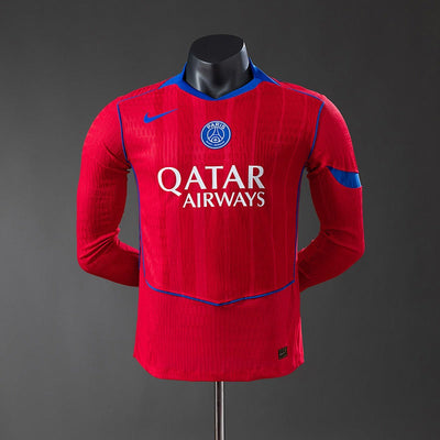 Paris Saint-Germain 2025-2026 Second Away Long-Sleeve Player