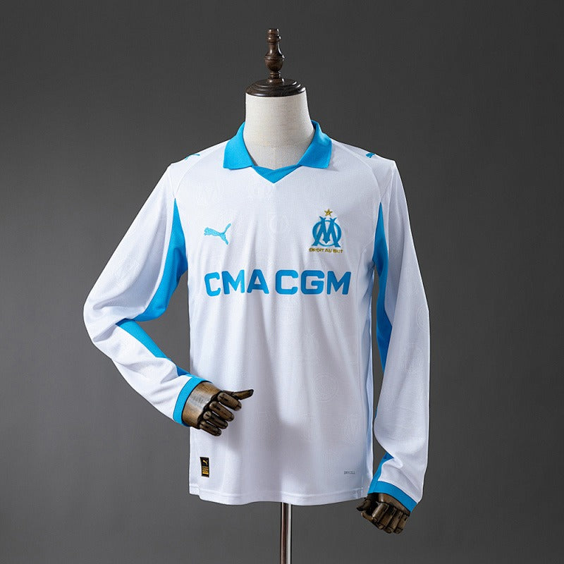 Marseille 2025-2026 Home Long Sleeve