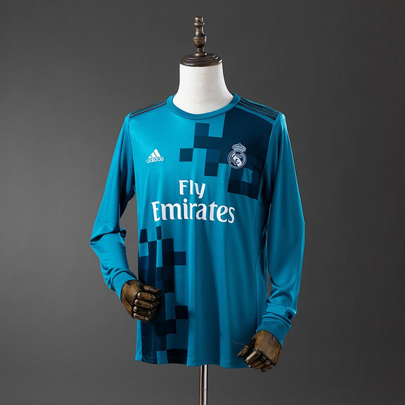 Retro Real Madrid 2017-2018 Second Away Long sleeves