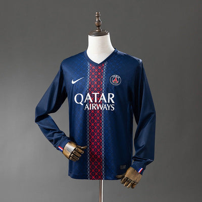 Paris Saint-Germain 2025-2026 Home Long-Sleeve Fan