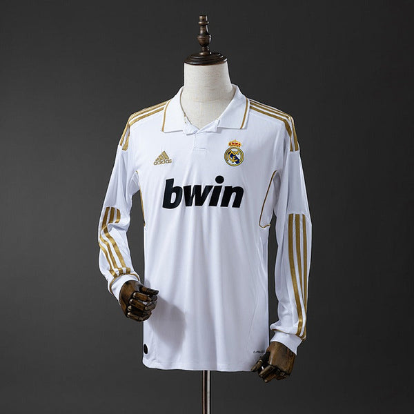 Retro Real Madrid 2011-2012 Home Long sleeves