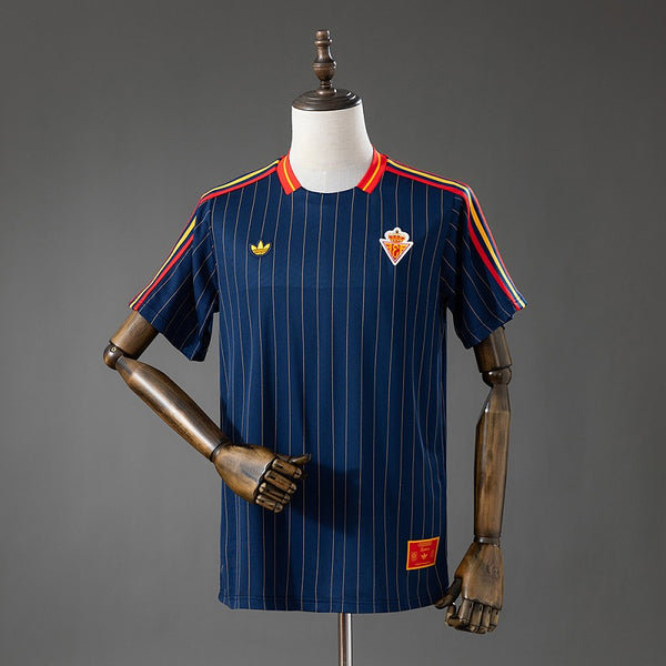 Retro Spain 2026-2027 Terrace Icons T-Shirt Navy Blue