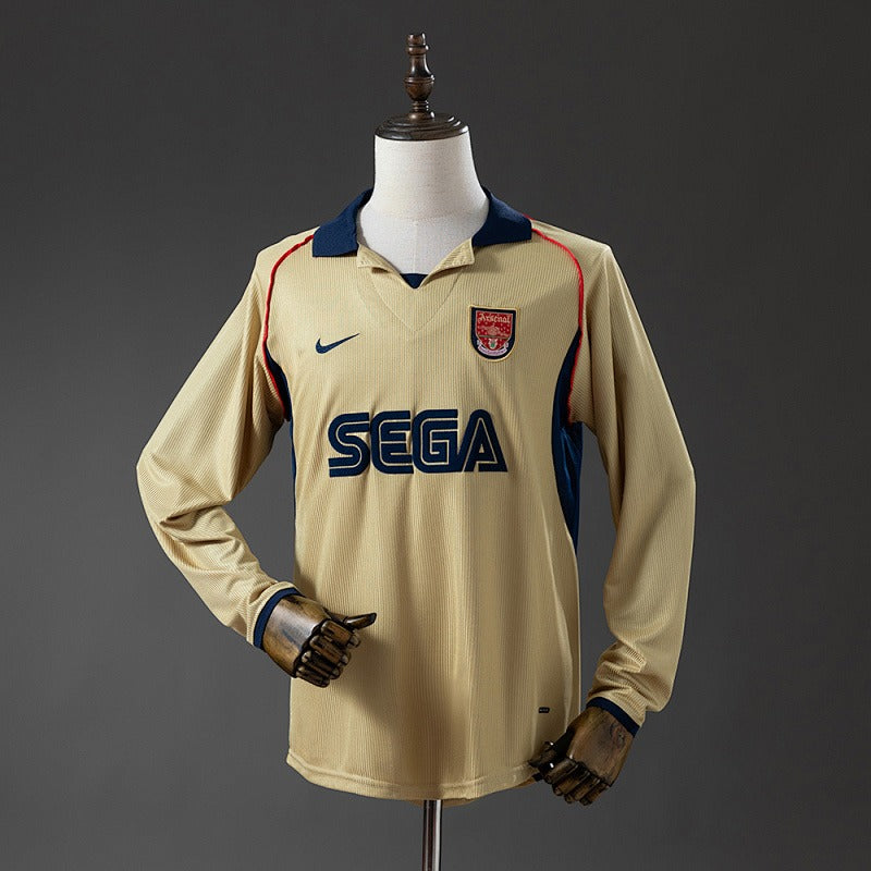 Retro Arsenal 2001-2002 Away Long sleeves