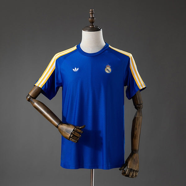 Retro Real Madrid 2025-2026 Terrace Icons T-Shirt Blue