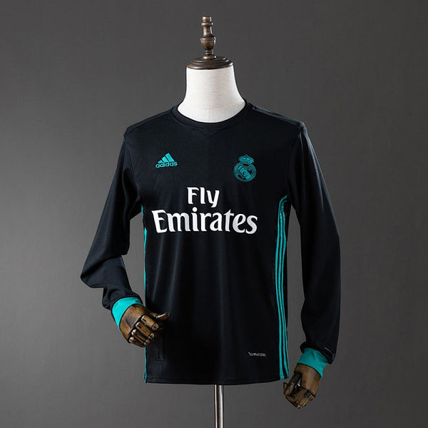 Retro Real Madrid 2017-2018 Away Long sleeves