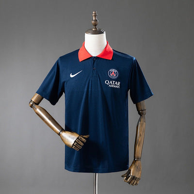 Paris Saint-Germain 2025-2026 POLO-Cyan Fan
