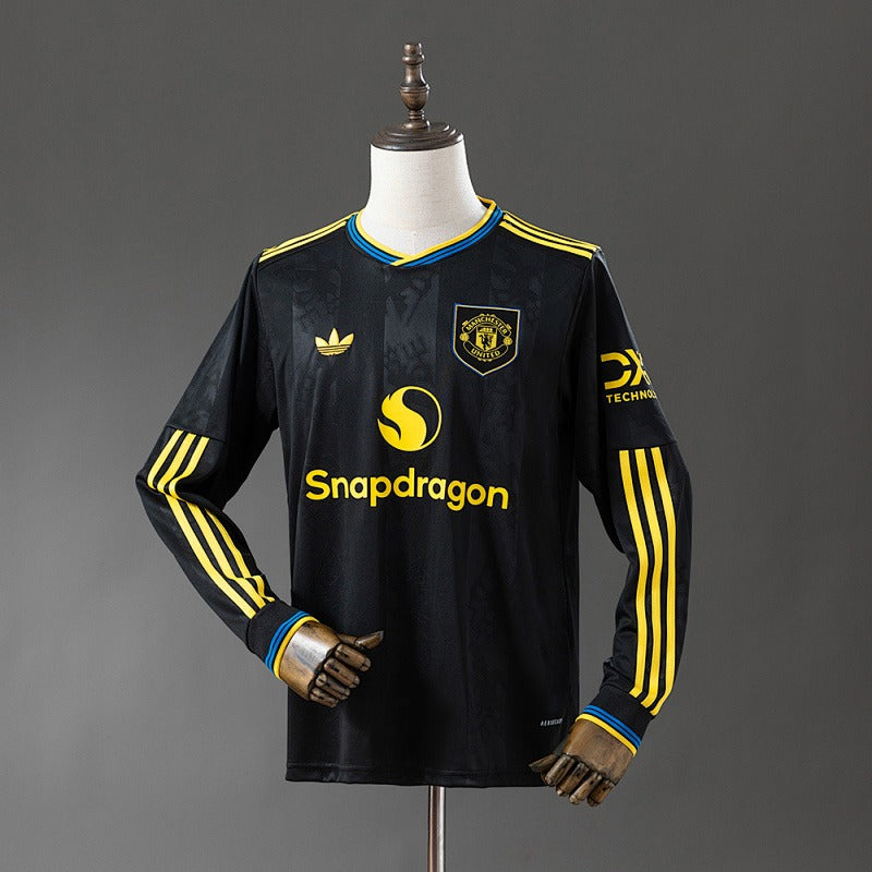 Manchester United 2025-2026 Second Away Long Sleeve Fan