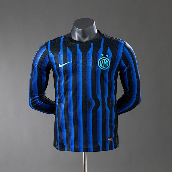 Inter Milan 2025-2026 Home Long-Sleeve Player