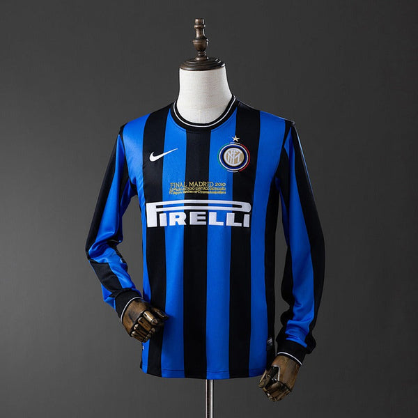 Retro Inter Milan 2009-2010 Champions League Edition Home Long sleeves