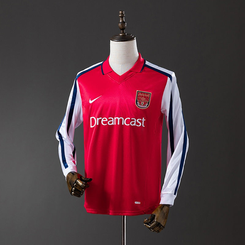 Retro Arsenal 2001-2002 Home Long sleeves