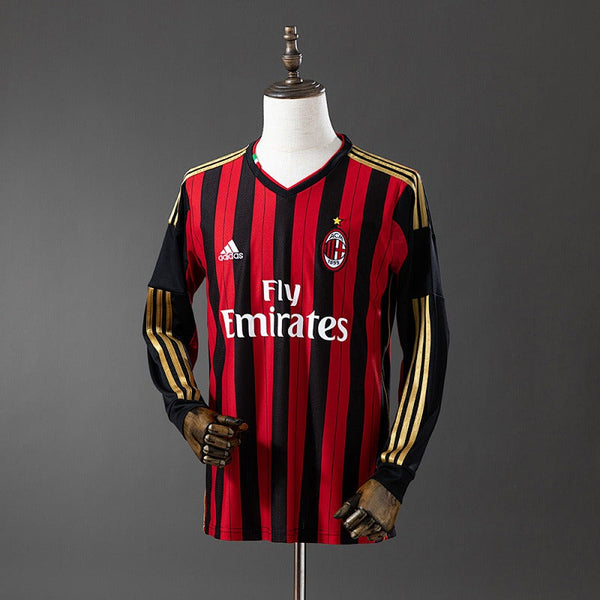 Retro AC Milan 2013-2014 Home Long sleeves