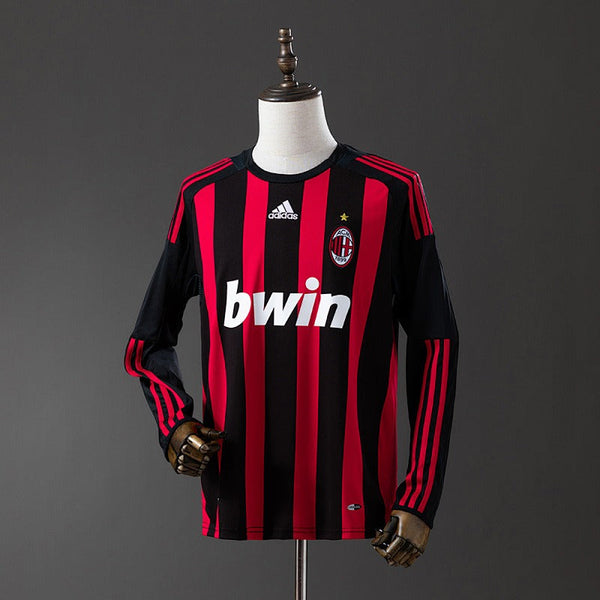 Retro AC Milan 2008-2009 Home Long sleeves