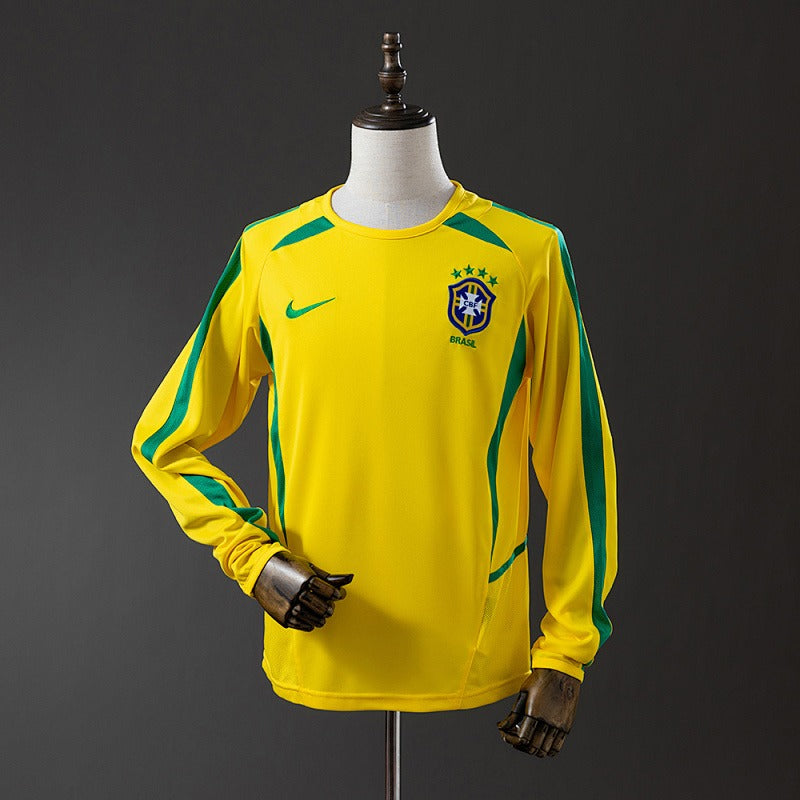 Retro Brazil 2002 Home Long Sleeves