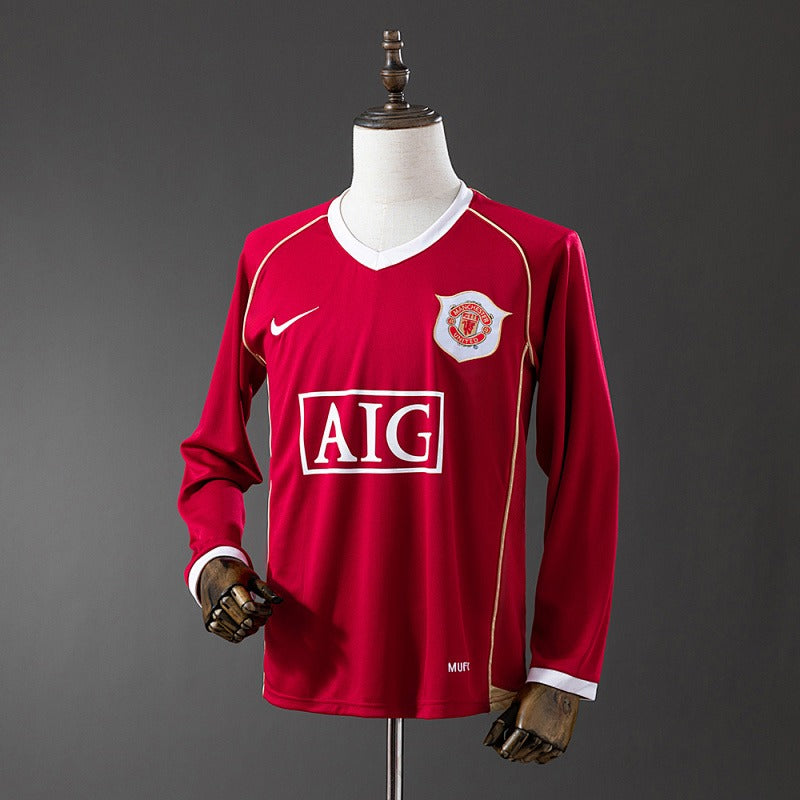 Retro Manchester United 2006-2007 Home Long Sleeve