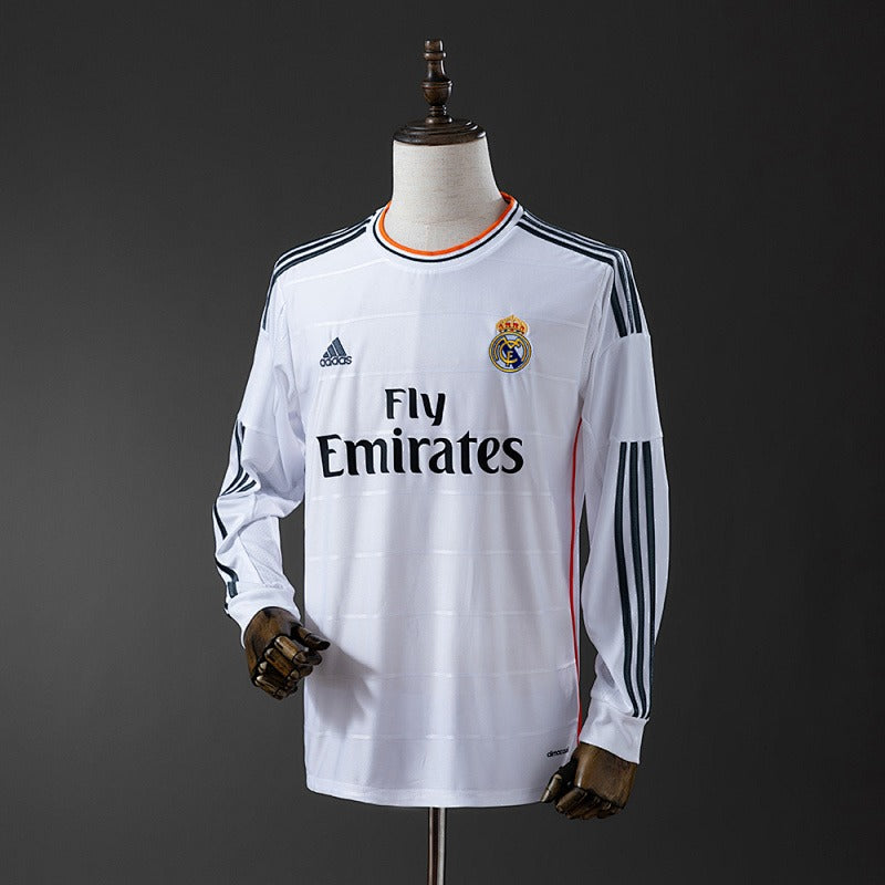 Retro Real Madrid 2013-2014 Home Long sleeves