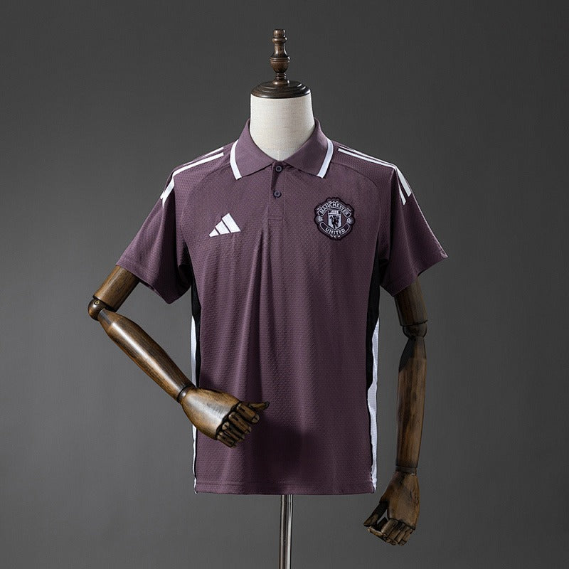 Manchester United 2025-2026 POLO - Grey Purple