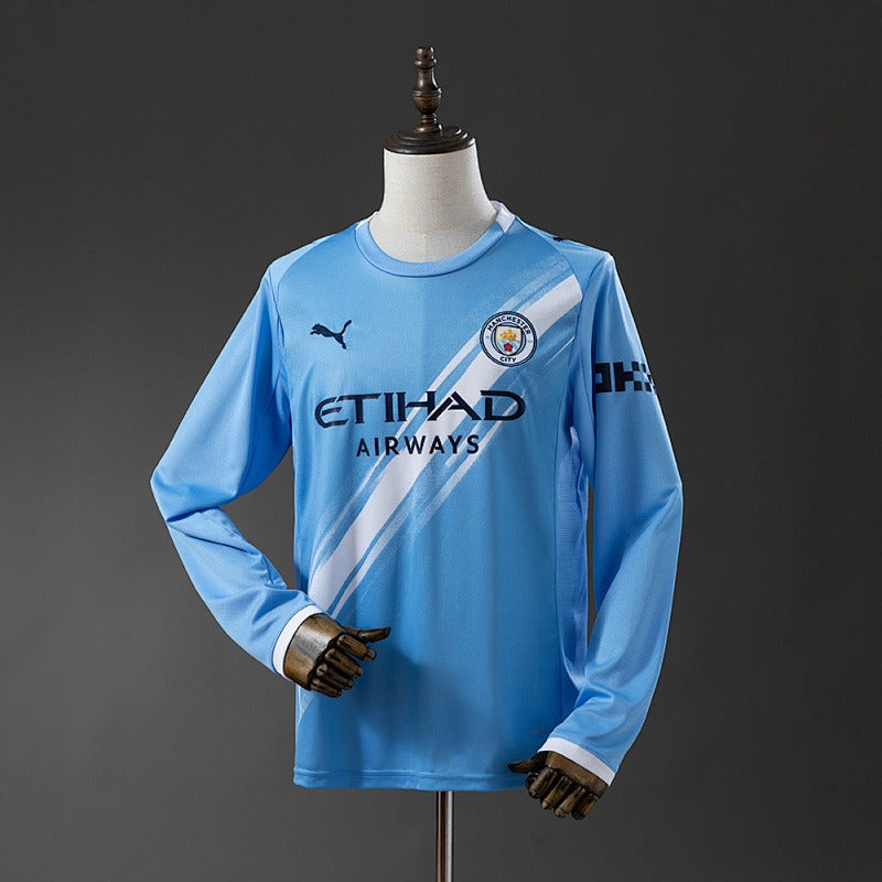 Manchester City 2025-2026 Home Long Sleeve Fan