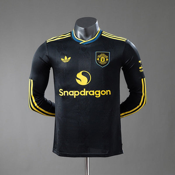 Manchester United 2025-2026 Second Away Long Sleeve Player