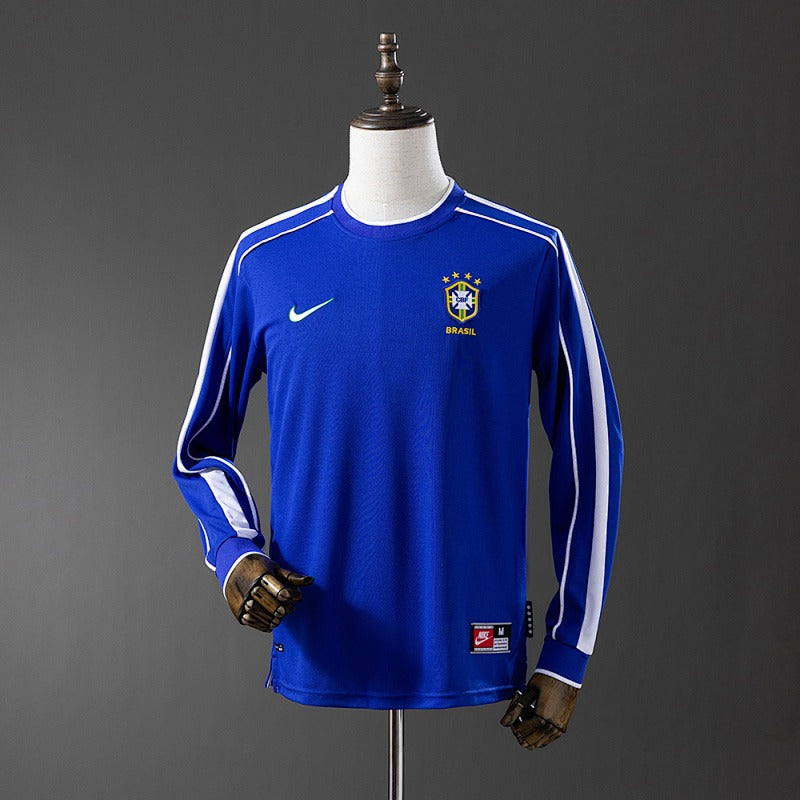 Retro Brazil 1998 Away Long Sleeve