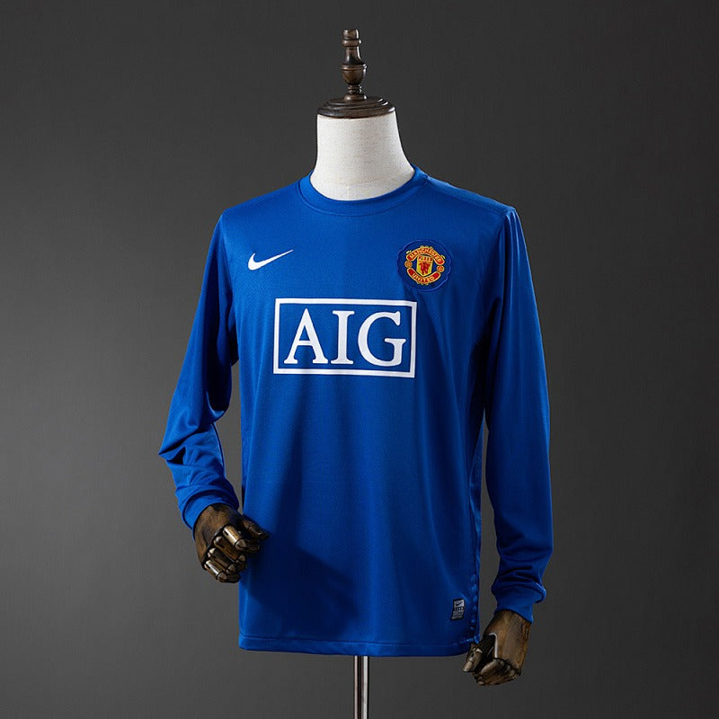 Retro Manchester United 2008-2009 Second Away Long Sleeve