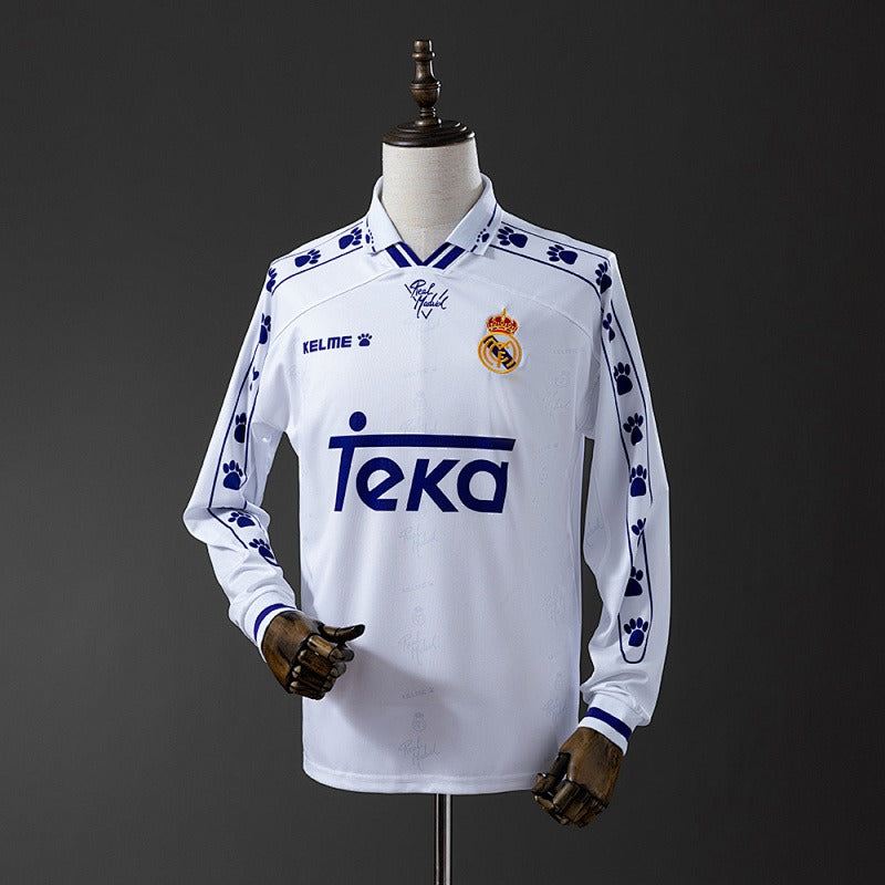 Retro Real Madrid 1994-1996 Home Long sleeves